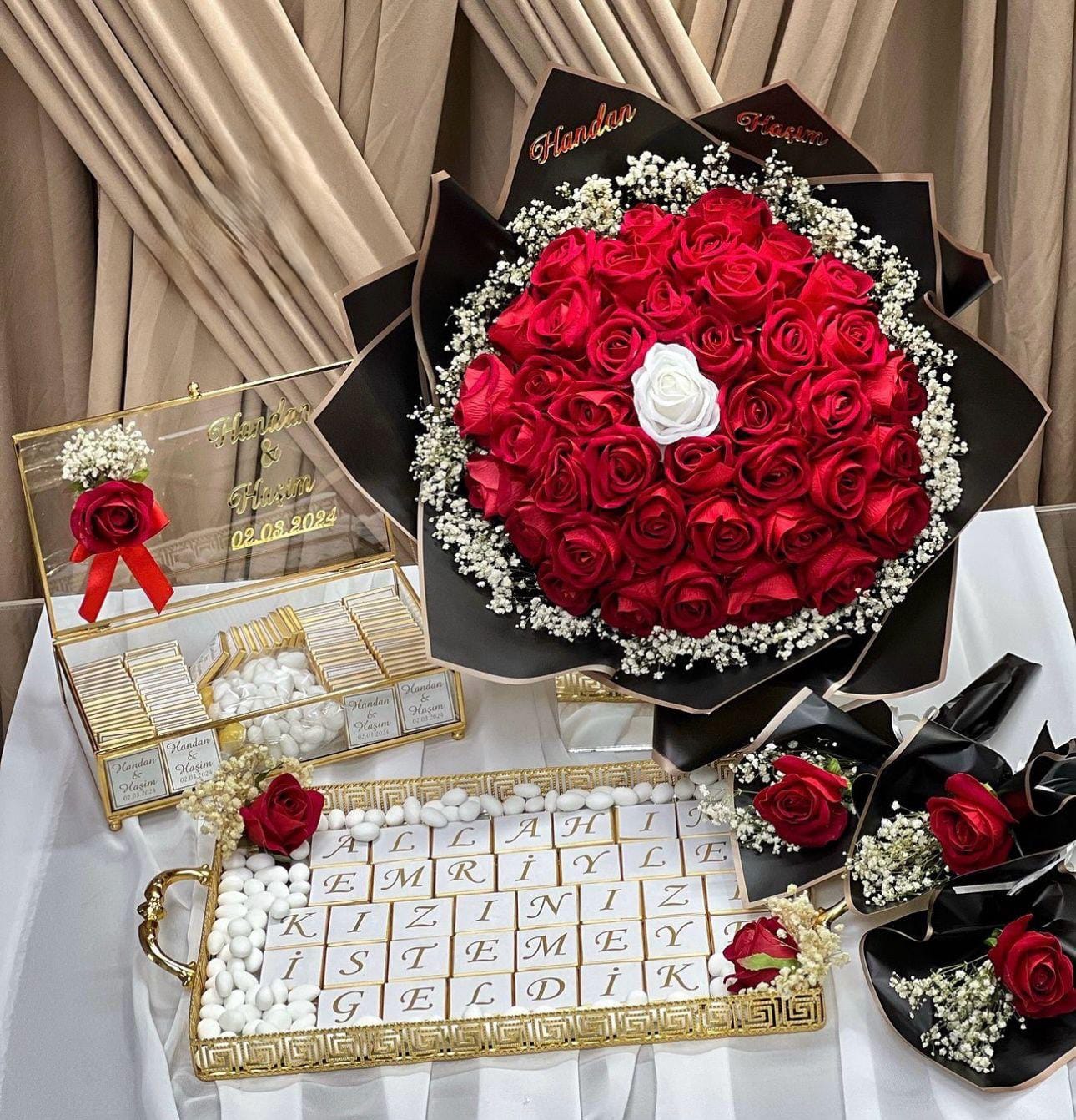 41 Adet Güllü Kız İsteme Seti