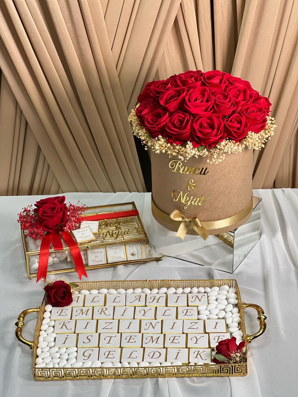 25'li Çiçek Çikolata Seti (Kraft)