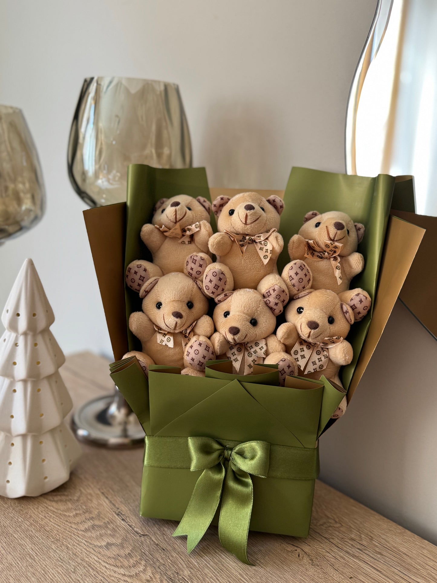 6'lı Peluş Ayıcık Buketi