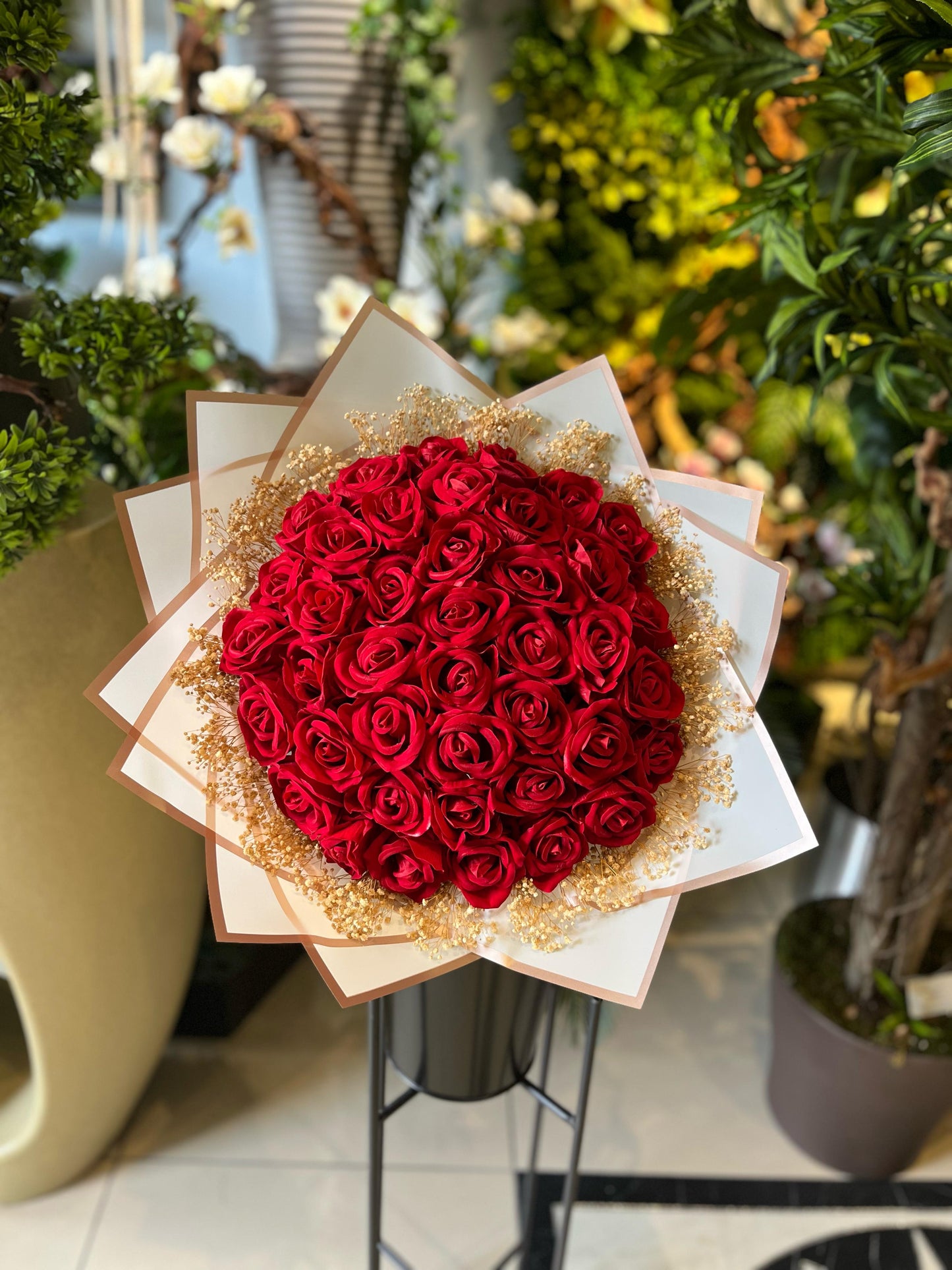 41 Adet Kırmızı Gül Buketi