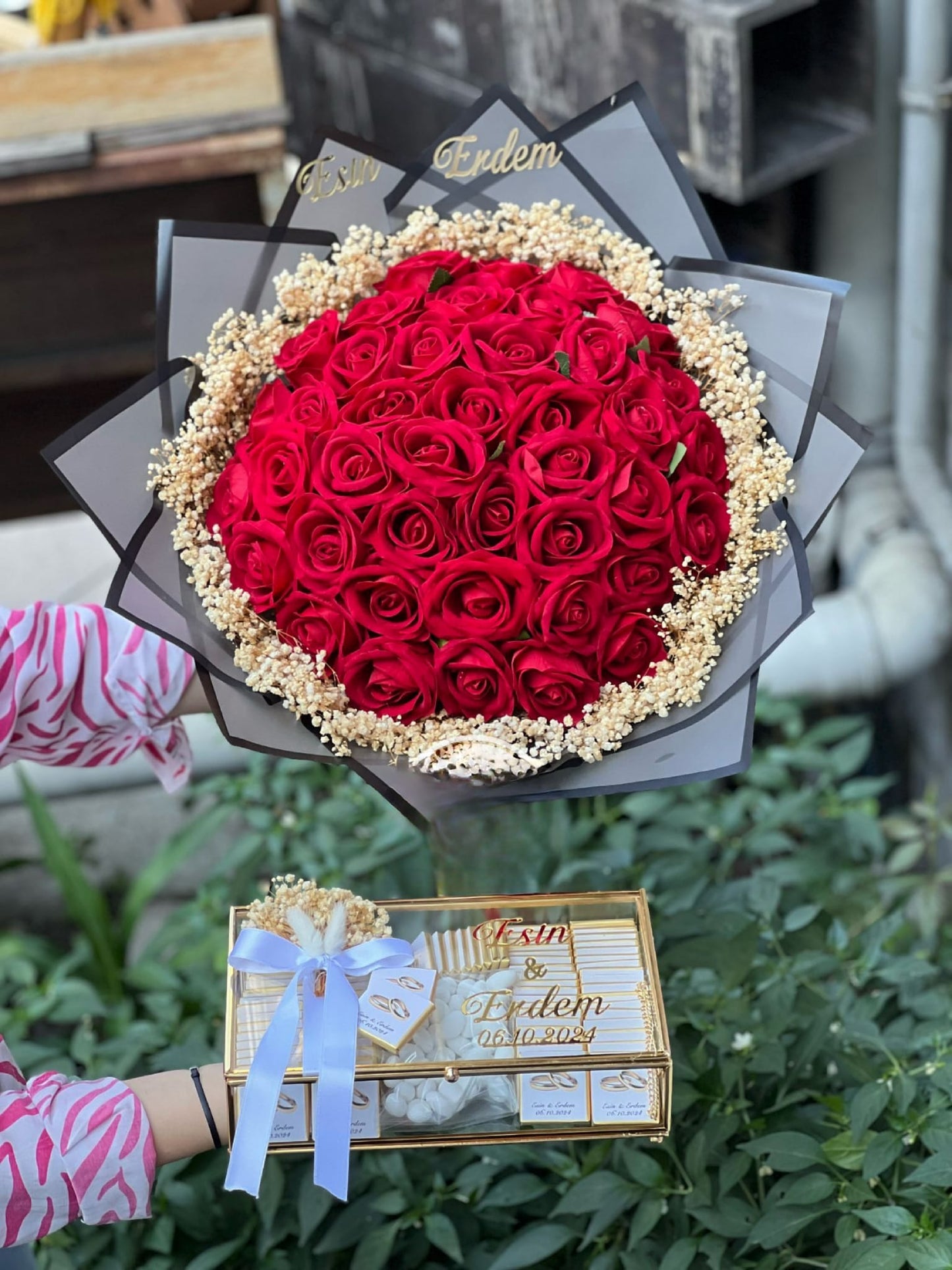 41 Güllü 2 li Kız İsteme Seti