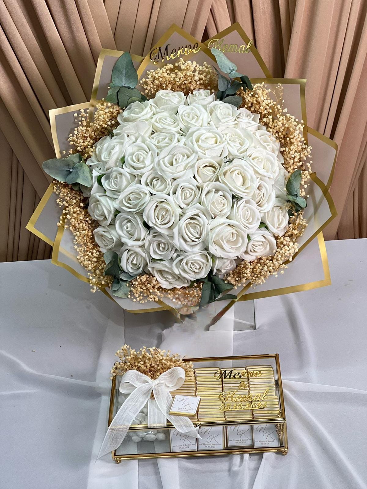 41 Güllü 2 li Kız İsteme Seti